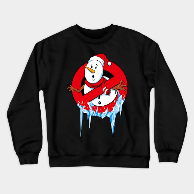 no enter snowman Crewneck Sweatshirt by spoilerinc